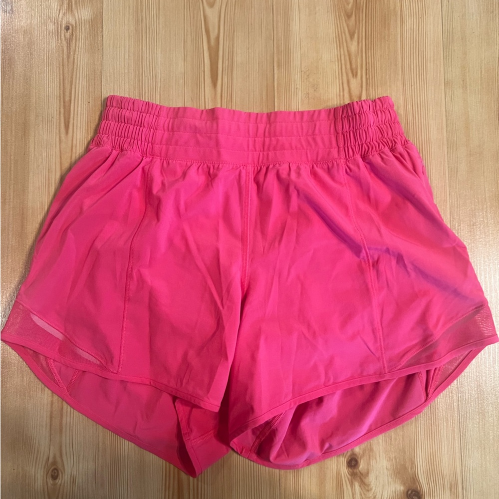 Lululemon Hotty Hot High Rise Lined Shorts 4”